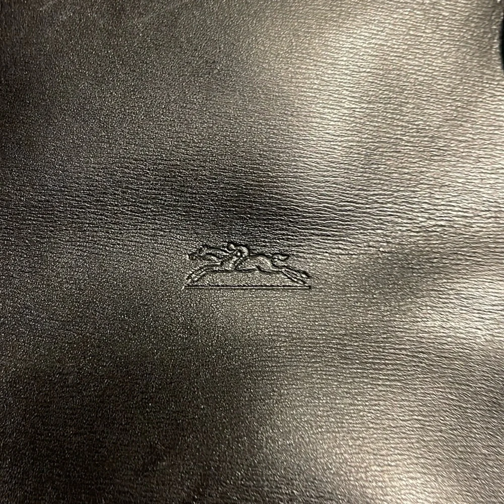 Longchamp bucket Bag with w/Bamboo gold Toggles shoulder bag with dust cover - Picture 4 of 8